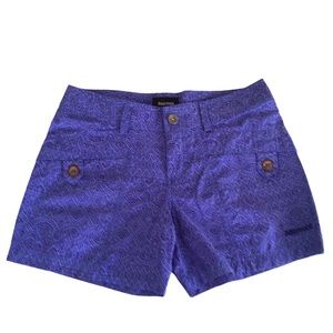 New Marmot Shorts Ginny Hiking Purple Blue UPF